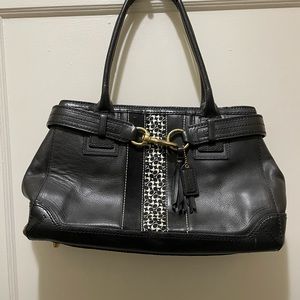 Coach leather handbag